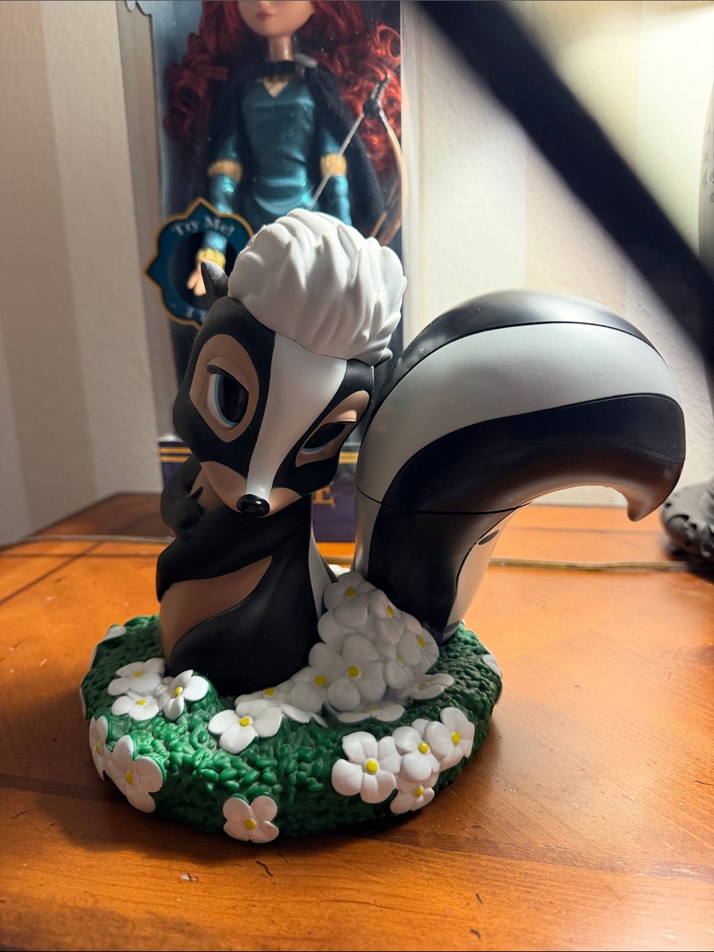 Disney Black & White Skunk Decorative Pet Figurine